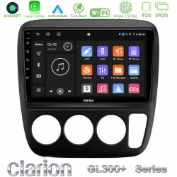 Clarion GL300+ Series 4Core Android11 4+64GB  Honda CRV 1997-2001 Navigation Multimedia Tablet 9"