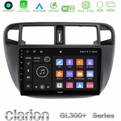 Clarion GL300+ Series 4Core Android11 4+64GB Honda Civic 1995-2001 Navigation Multimedia Tablet 9"