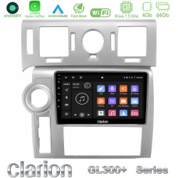 Clarion GL300+ Series 4Core Android11 4+64GB  Hummer H2 2008-2009 Navigation Multimedia Tablet 9"