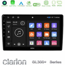 Clarion GL300+ Series 4Core Android11 4+64GB Hyundai H1 2009-2015 Navigation Multimedia Tablet 9"