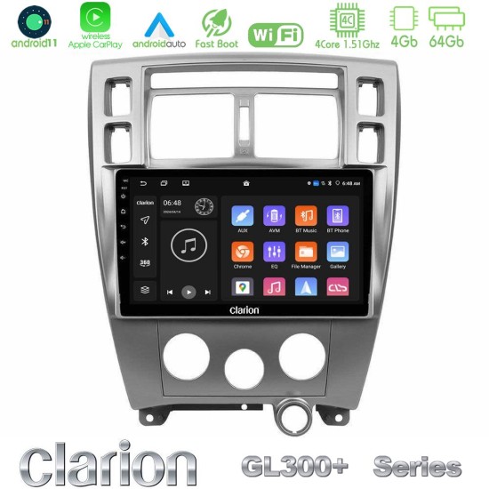 Clarion GL300+ Series 4Core Android11 4+64GB Hyundai Tucson Navigation Multimedia Tablet 10" Clarion GL300+ Series 4Core Android11 4+64GB Hyundai Tucson Navigation Multimedia Tablet 10"