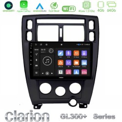 Clarion GL300+ Series 4Core Android11 4+64GB  Hyundai Tucson Navigation Multimedia Tablet 9"    (Μαύρο)