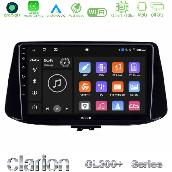 Clarion GL300+ Series 4Core Android11 4+64GB Hyundai i30 Navigation Multimedia Tablet 9" Clarion GL300+ Series 4Core Android11 4+64GB Hyundai i30 Navigation Multimedia Tablet 9"
