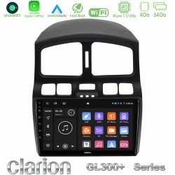 Clarion GL300+ Series 4Core Android11 4+64GB Hyundai Santa Fe 2000-2006 Navigation Multimedia Tablet 9"