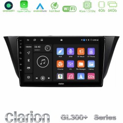 Clarion GL300+ Series 4Core Android11 4+64GB Iveco Daily 2014-2025 Navigation Multimedia Tablet 9"