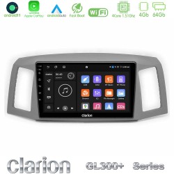 Clarion GL300+ Series 4Core Android11 4+64GB  Jeep Grand Cherokee 2005-2007 Navigation Multimedia Tablet 10"