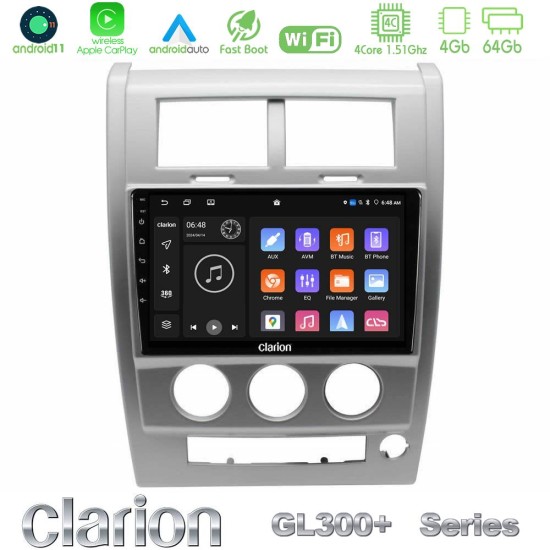 Clarion GL300+ Series 4Core Android11 4+64GB Jeep Cherokee (KK) 2008-2012 Navigation Multimedia Tablet 10" Clarion GL300+ Series 4Core Android11 4+64GB Jeep Cherokee (KK) 2008-2012 Navigation Multimedia Tablet 10"