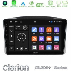 Clarion GL300+ Series 4Core Android11 4+64GB  Jeep Grand Cherokee 2005-2007 Navigation Multimedia Tablet 10"