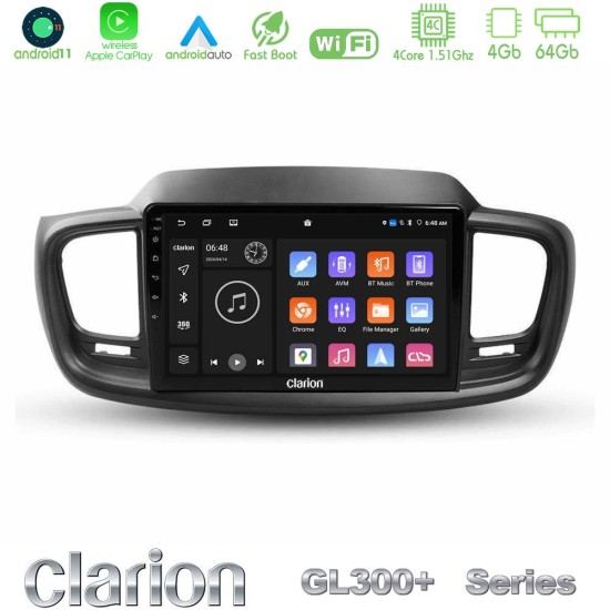 Clarion GL300+ Series 4Core Android11 4+64GB Kia Sorento 2018-2021 Navigation Multimedia Tablet 9" Clarion GL300+ Series 4Core Android11 4+64GB Kia Sorento 2018-2021 Navigation Multimedia Tablet 9"
