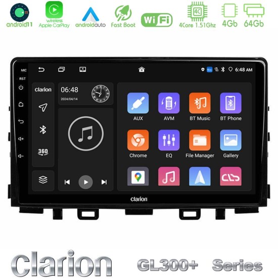 Clarion GL300+ Series 4Core Android11 4+64GB Kia Stonic Navigation Multimedia Tablet 9" Clarion GL300+ Series 4Core Android11 4+64GB Kia Stonic Navigation Multimedia Tablet 9"