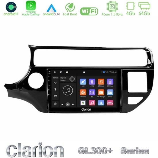 Clarion GL300+ Series 4Core Android11 4+64GB Kia Rio 2015-2017 Navigation Multimedia Tablet 9" Clarion GL300+ Series 4Core Android11 4+64GB Kia Rio 2015-2017 Navigation Multimedia Tablet 9"