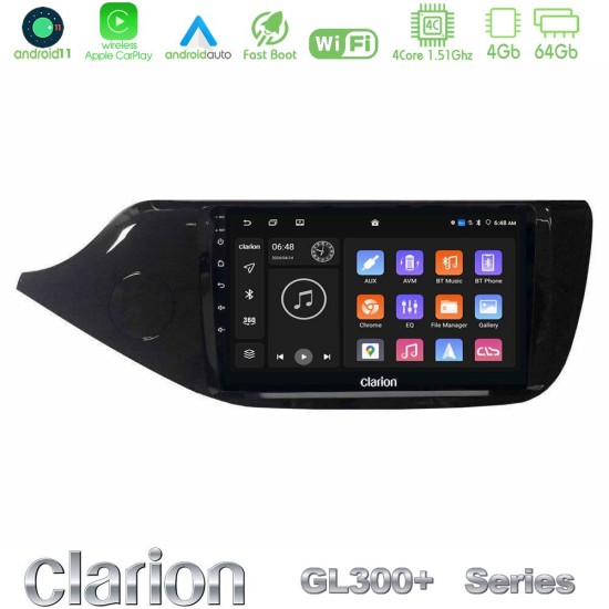 Clarion GL300+ Series 4Core Android11 4+64GB Kia Ceed 2013-2017 Navigation Multimedia Tablet 9" Clarion GL300+ Series 4Core Android11 4+64GB Kia Ceed 2013-2017 Navigation Multimedia Tablet 9"