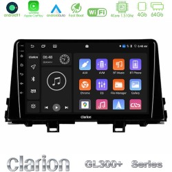 Clarion GL300+ Series 4Core Android11 4+64GB  Kia Picanto 2017-2021 Navigation Multimedia Tablet 9"