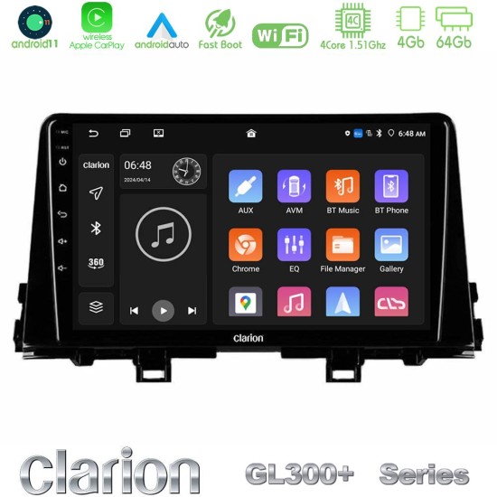 Clarion GL300+ Series 4Core Android11 4+64GB Kia Picanto 2017-2021 Navigation Multimedia Tablet 9" Clarion GL300+ Series 4Core Android11 4+64GB Kia Picanto 2017-2021 Navigation Multimedia Tablet 9"