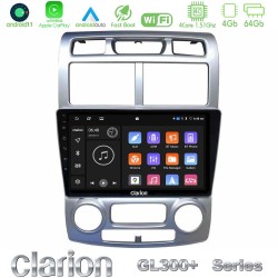 Clarion GL300+ Series 4Core Android11 4+64GB  Kia Sportage 2005-2008 Navigation Multimedia Tablet 9""