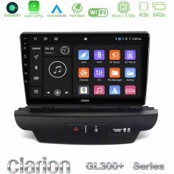 Clarion GL300+ Series 4Core Android11 4+64GB  Kia Ceed 2018-2023 Navigation Multimedia Tablet 9"   (Low Version)