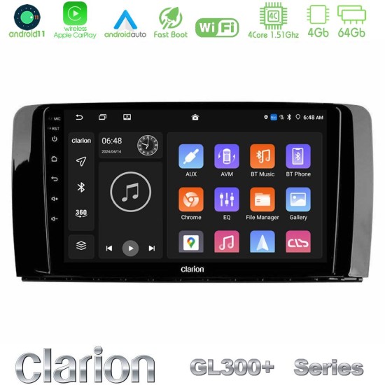Clarion GL300+ Series 4Core Android11 4+64GB Mercedes R Class Navigation Multimedia Tablet 9" Clarion GL300+ Series 4Core Android11 4+64GB Mercedes R Class Navigation Multimedia Tablet 9"