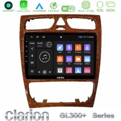 Clarion GL300+ Series 4Core Android11 4+64GB Mercedes C Class (W203) Navigation Multimedia Tablet 9" (Wooden Style) Clarion GL300+ Series 4Core Android11 4+64GB Mercedes C Class (W203) Navigation Multimedia Tablet 9" (Wooden Style)