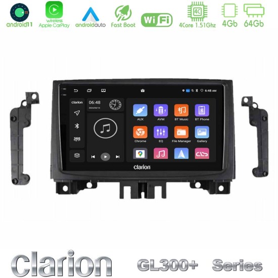 Clarion GL300+ Series 4Core Android11 4+64GB  Mercedes Sprinter/VW Crafter 2006-2018 Navigation Multimedia Tablet 9"