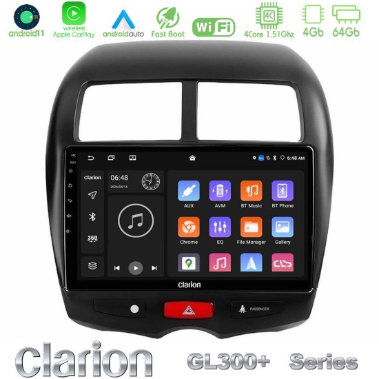 Clarion GL300+ Series 4Core Android11 4+64GB Mitsubishi ASX Navigation Multimedia Tablet 10" Clarion GL300+ Series 4Core Android11 4+64GB Mitsubishi ASX Navigation Multimedia Tablet 10"