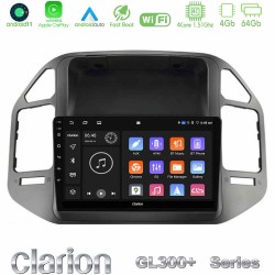 Clarion GL300+ Series 4Core Android11 4+64GB Mitsubishi Pajero 2002-2006 Navigation Multimedia Tablet 9"