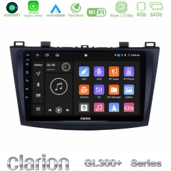 Clarion GL300+ Series 4Core Android11 4+64GB Mazda 3 2009-2014 Navigation Multimedia Tablet 9" Clarion GL300+ Series 4Core Android11 4+64GB Mazda 3 2009-2014 Navigation Multimedia Tablet 9"