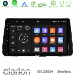 Clarion GL300+ Series 4Core Android11 4+64GB  Nissan Micra K14 Navigation Multimedia Tablet 9"