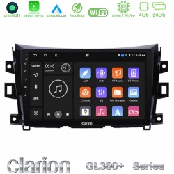 Clarion GL300+ Series 4Core Android11 4+64GB Nissan Navara NP300 Navigation Multimedia Tablet 9" Clarion GL300+ Series 4Core Android11 4+64GB Nissan Navara NP300 Navigation Multimedia Tablet 9"