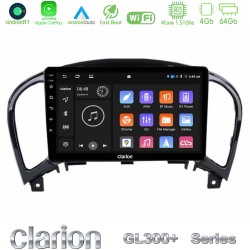 Clarion GL300+ Series 4Core Android11 4+64GB  Nissan Juke Navigation Multimedia Tablet 9"