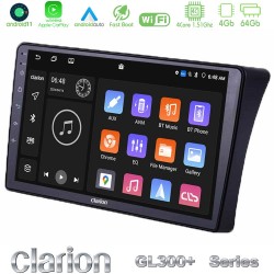 Clarion GL300+ Series 4Core Android11 4+64GB  Nissan Navara D40 Navigation Multimedia Tablet 9"