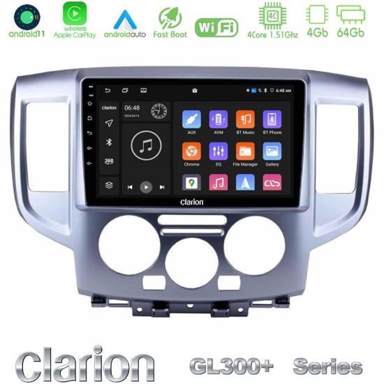 Clarion GL300+ Series 4Core Android11 4+64GB Nissan NV200 Navigation Multimedia Tablet 9" Clarion GL300+ Series 4Core Android11 4+64GB Nissan NV200 Navigation Multimedia Tablet 9"