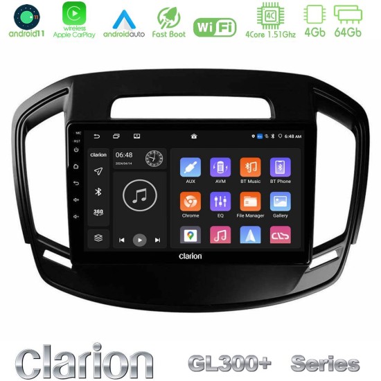 Clarion GL300+ Series 4Core Android11 4+64GB Opel Insignia 2014-2017 Navigation Multimedia Tablet 9" Clarion GL300+ Series 4Core Android11 4+64GB Opel Insignia 2014-2017 Navigation Multimedia Tablet 9"