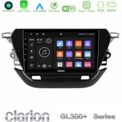 Clarion GL300+ Series 4Core Android11 4+64GB  Opel Corsa F 2019-2023 Navigation Multimedia Tablet 9"