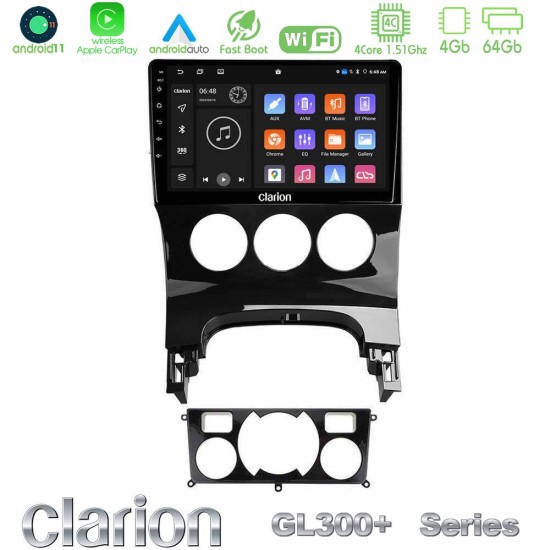Clarion GL300+ Series 4Core Android11 4+64GB Peugeot 3008 AUTO A/C Navigation Multimedia Tablet 9" Clarion GL300+ Series 4Core Android11 4+64GB Peugeot 3008 AUTO A/C Navigation Multimedia Tablet 9"