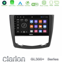 Clarion GL300+ Series 4Core Android11 4+64GB  Renault Kadjar Navigation Multimedia Tablet 9"
