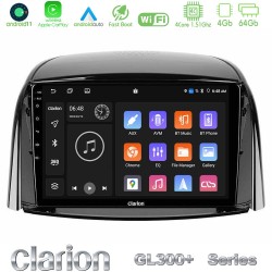 Clarion GL300+ Series 4Core Android11 4+64GB  Renault Koleos 2007-2015 Navigation Multimedia Tablet 9"