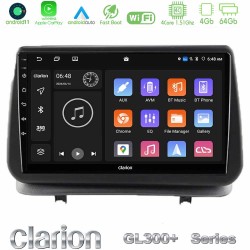 Clarion GL300+ Series 4Core Android11 4+64GB Renault Clio 2005-2012 Navigation Multimedia Tablet 9"