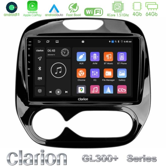 Clarion GL300+ Series 4Core Android11 4+64GB Renault Captur 2013-2019 (Facelift) Navigation Multimedia Tablet 9" Clarion GL300+ Series 4Core Android11 4+64GB Renault Captur 2013-2019 (Facelift) Navigation Multimedia Tablet 9"