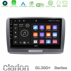 Clarion GL300+ Series 4Core Android11 4+64GB  Skoda Superb 2008-2015 Navigation Multimedia Tablet 9"