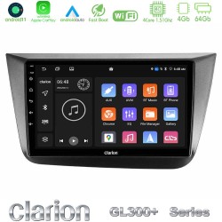 Clarion GL300+ Series 4Core Android11 4+64GB  Seat Altea 2004-2015 Navigation Multimedia Tablet 9"