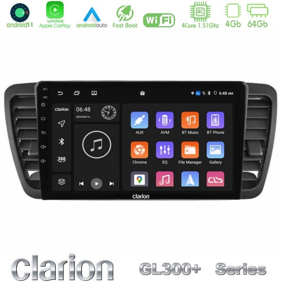 Clarion GL300+ Series 4Core Android11 4+64GB Subaru Legacy/Outback 2002-2008 Navigation Multimedia Tablet 9" Clarion GL300+ Series 4Core Android11 4+64GB Subaru Legacy/Outback 2002-2008 Navigation Multimedia Tablet 9"