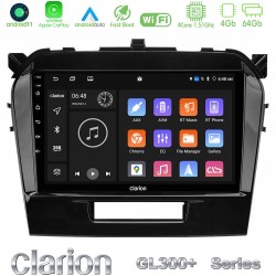 Clarion GL300+ Series 4Core Android11 4+64GB  Suzuki Vitara 2015-2021 Navigation Multimedia Tablet 9"