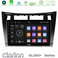 Clarion GL300+ Series 4Core Android11 4+64GB Toyota Yaris Navigation Multimedia Tablet 9" (Μαύρο Χρώμα) Clarion GL300+ Series 4Core Android11 4+64GB Toyota Yaris Navigation Multimedia Tablet 9" (Μαύρο Χρώμα)