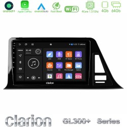 Clarion GL300+ Series 4Core Android11 4+64GB  Toyota CH-R (Χωρίς Εργ.Οθόνη) Navigation Multimedia Tablet 9"