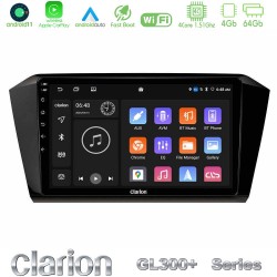 Clarion GL300+ Series 4Core Android11 4+64GB VW Passat Navigation Multimedia Tablet 10" Clarion GL300+ Series 4Core Android11 4+64GB VW Passat Navigation Multimedia Tablet 10"