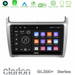 Clarion GL300+ Series 4Core Android11 4+64GB Vw Polo 2014-2017 Navigation Multimedia Tablet 9" (Silver) Clarion GL300+ Series 4Core Android11 4+64GB Vw Polo 2014-2017 Navigation Multimedia Tablet 9" (Silver)