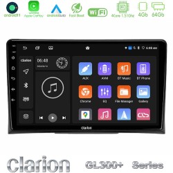Clarion GL300+ Series 4Core Android11 4+64GB  VW Transporter 2003-2015 Navigation Multimedia Tablet 9"