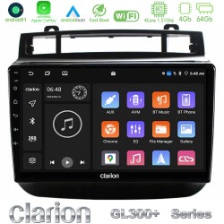 Clarion GL300+ Series 4Core Android11 4+64GB VW Touareg 2011-2018 Navigation Multimedia Tablet 9"