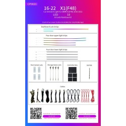 Ατμοσφαιρικός Φωτισμός BMW X1(F48) / X2 (F39) Ambient Light Kit