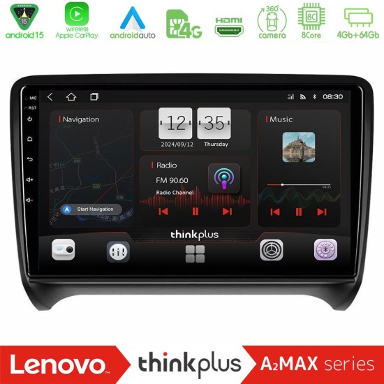 Lenovo Thinkplus A2MAX Series 8Core Android15 4+64GB Audi TT B7 Navigation Multimedia Tablet 9" Lenovo Thinkplus A2MAX Series 8Core Android15 4+64GB Audi TT B7 Navigation Multimedia Tablet 9"